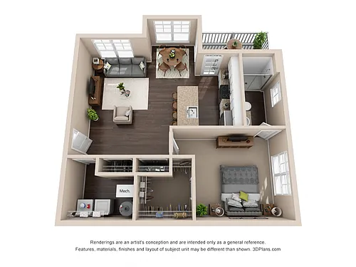 Floor plan The Oakley