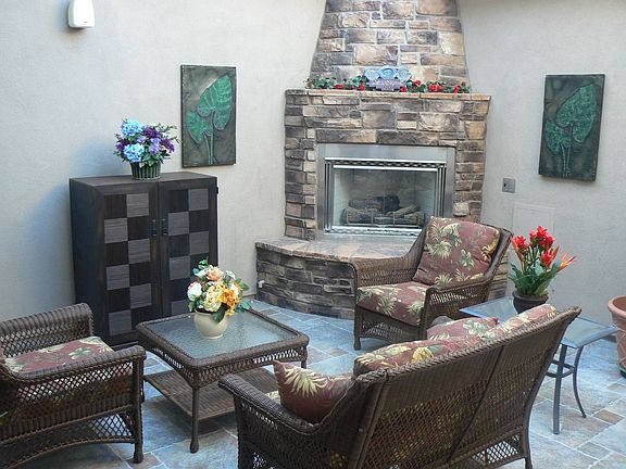 open air courtyard