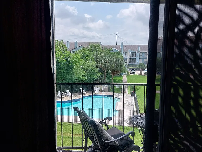 View from the patio