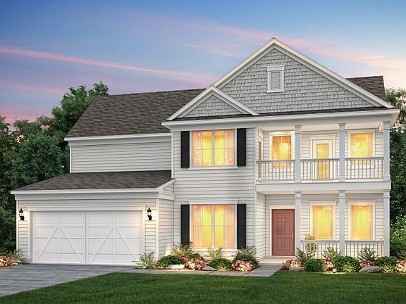 Vanderbilt Exterior 53 features siding, shakes and covered double front porch