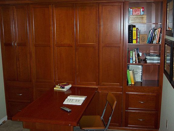 Custom Cherrywood Murphy Bed