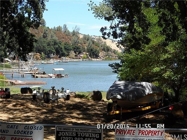 Community beach and the bay