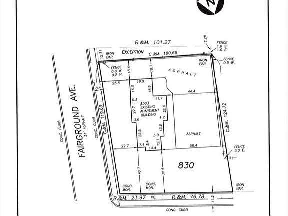 Lot dimensions