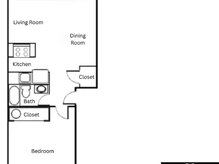 1x1 l 514 sq ft l Maples 1x1 l 514 sq ft l Maples