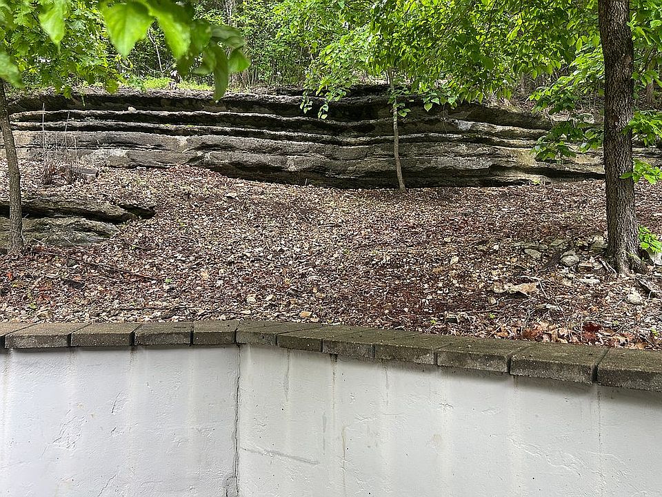 Built on bluff rock ledge 