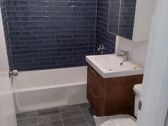 mew bathroom with heated floors!