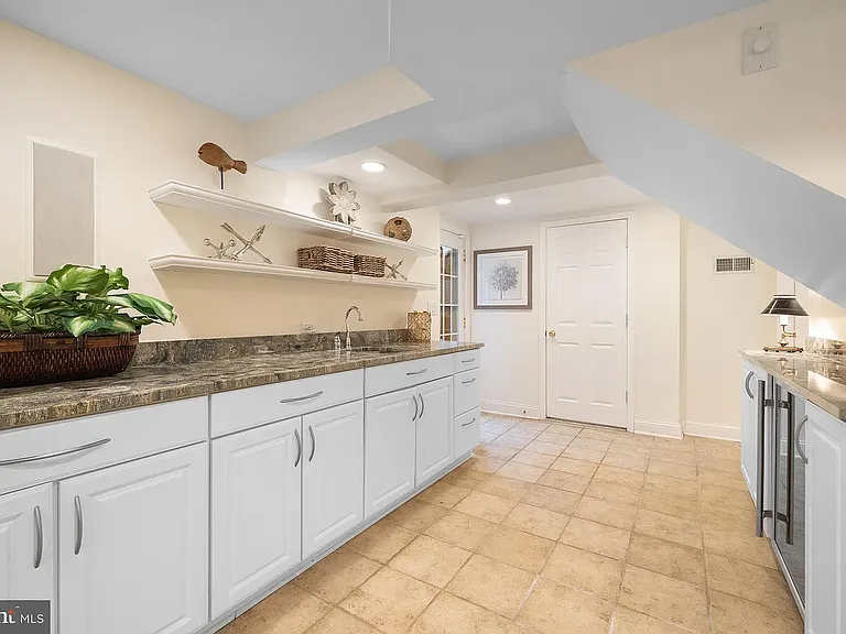 Basement storage with egress to backyard