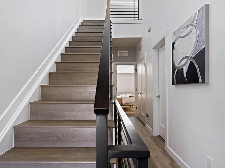 Stairs to the Roof deck