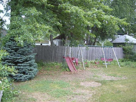 Fenced yard