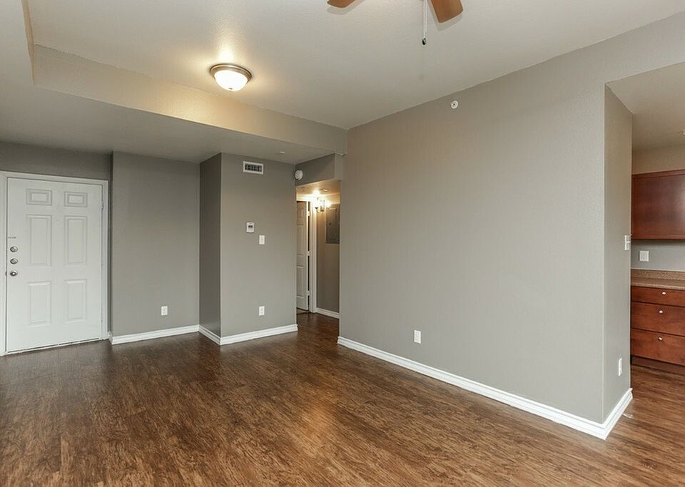 Versatile open-concept living space ready to be personalized to your style.