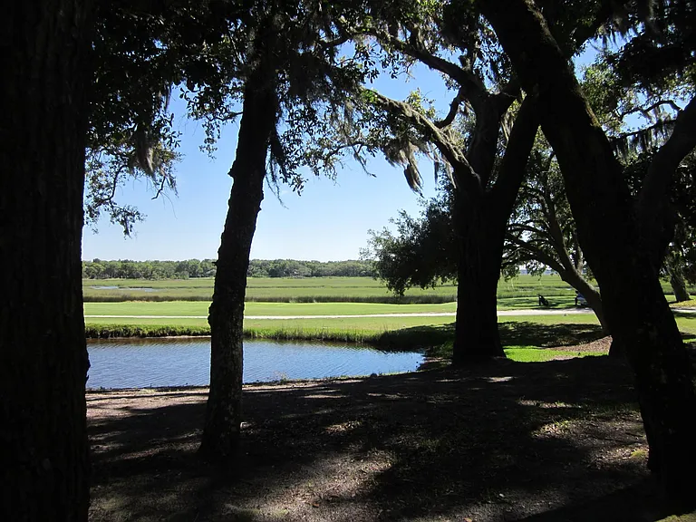 Pond, golf course, marsh and inter coastal
