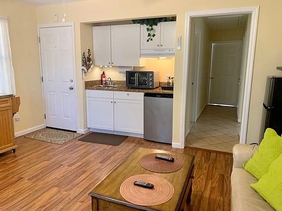 View with your front door closed.