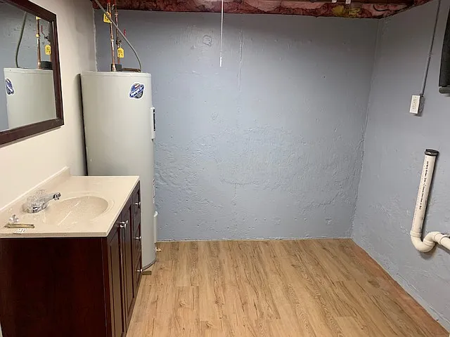 Washer & Dryer hook ups in basement level