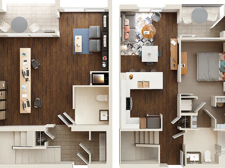 Townhouse Layout #1 Townhouse Layout #1