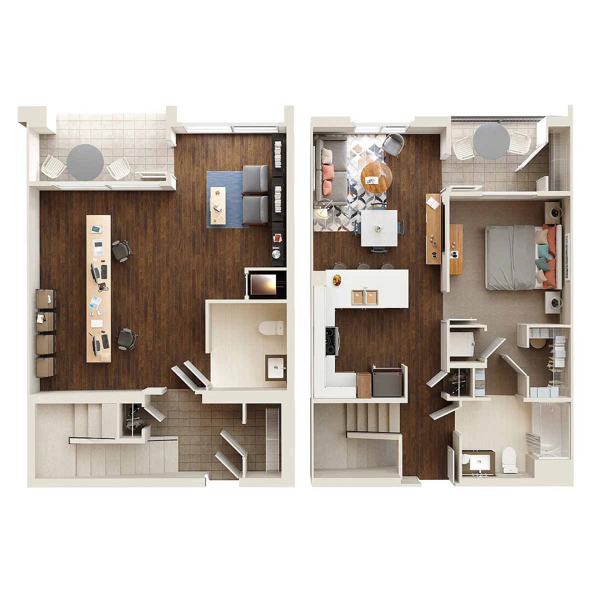 Floor plan A3 - Townhome