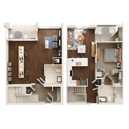 Floor plan A3 - Townhome