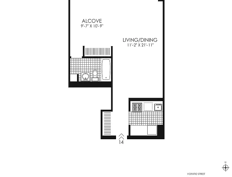 110 Horatio St #214 — Photo 9