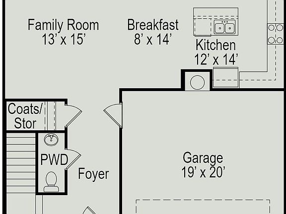 Proposed Benson II - first floor plan - To be personalized