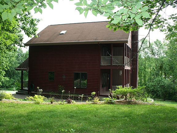 Back yard from garden shed