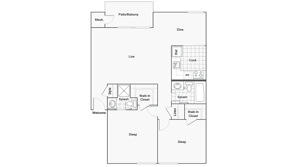 Floor plan Cambridge