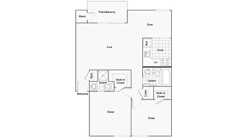Floor plan Cambridge