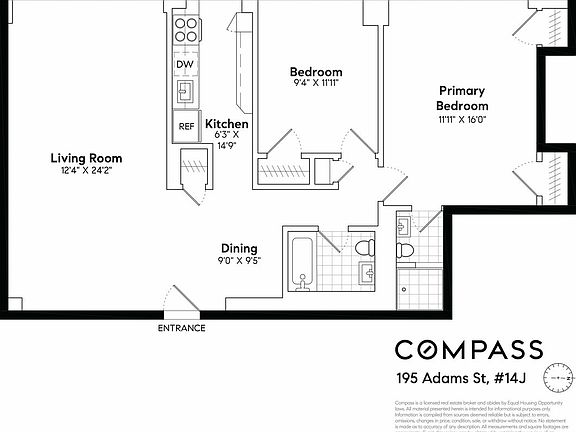 2nd image of 195 Adams St APT 14J