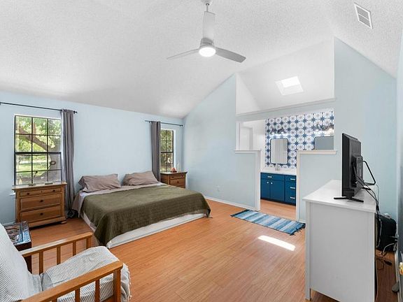 Spacious Master Bedroom with Beautiful Natural Views of the Backyard