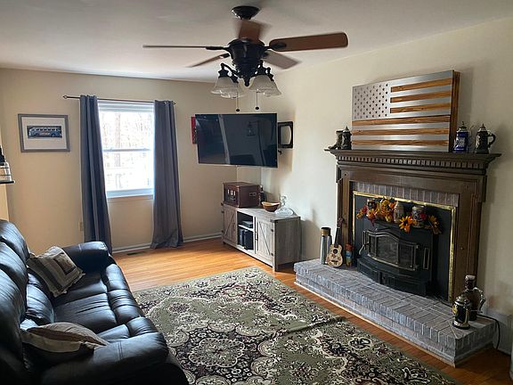 Spacious living room on the main floor.