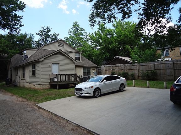 Parking lot and rear view