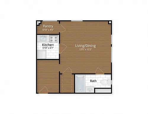 Floor plan Studio