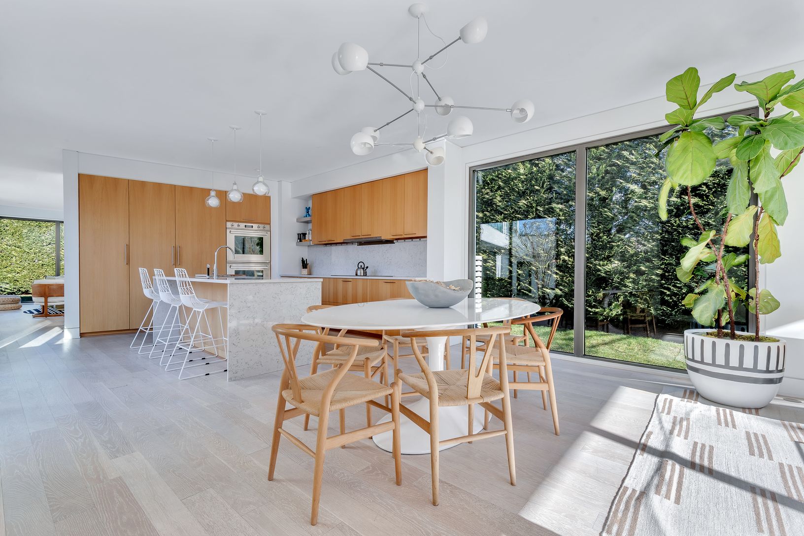  Open Kitchen to Dining to Family Room