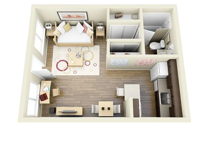 Floor plan Studio