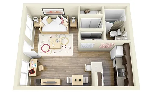 Floor plan Studio