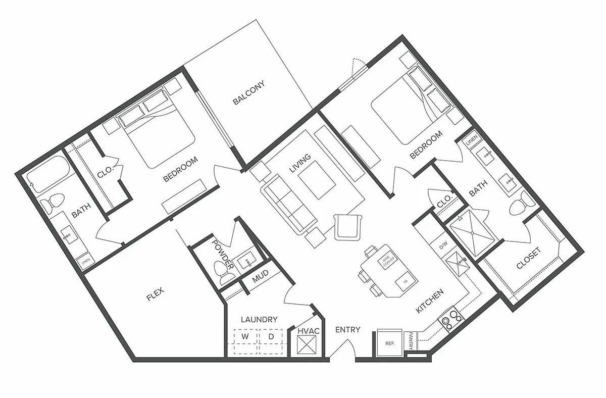 Floor plan B8