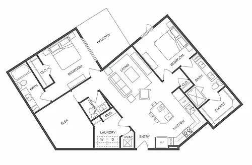 Floor plan B8