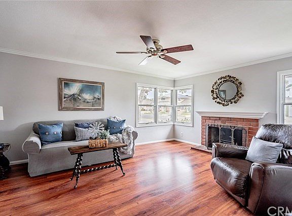 Living Room with cozy fireplace