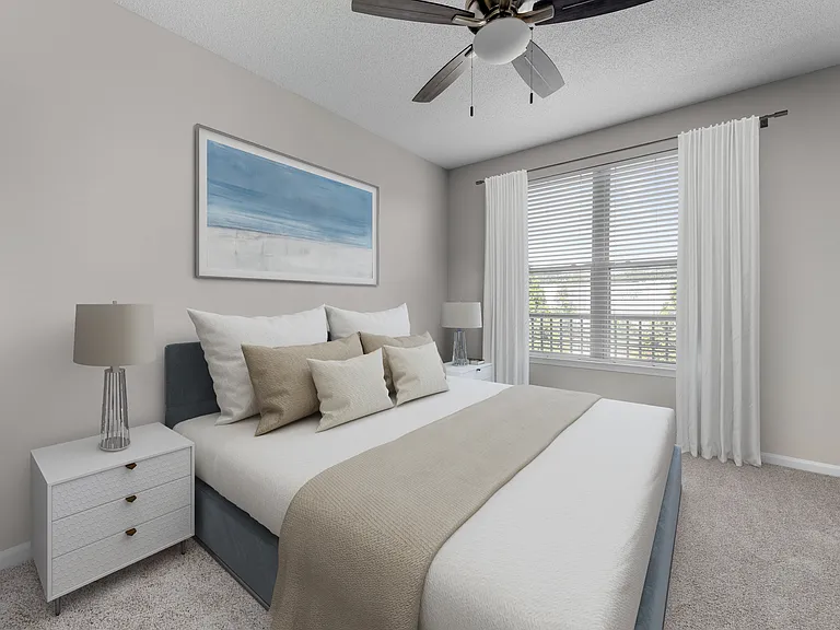 Spacious bedrooms that feel like home
