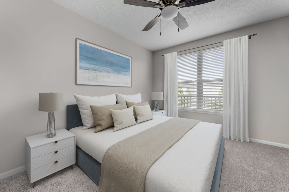 Spacious bedrooms that feel like home