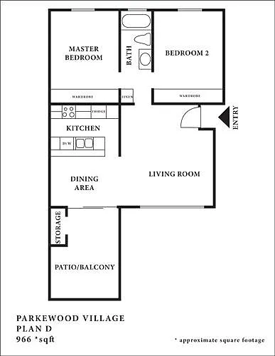 Floor plan Plan D