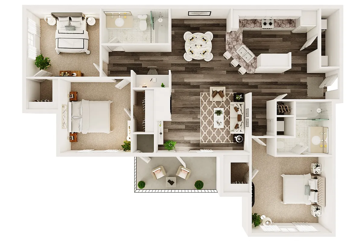 Floor plan 3 Bedroom