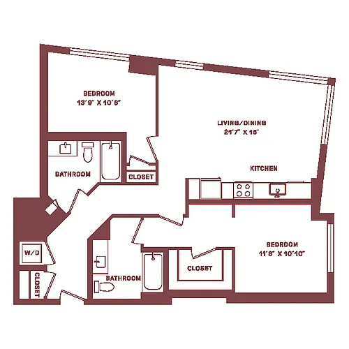 Floor plan B2G-W