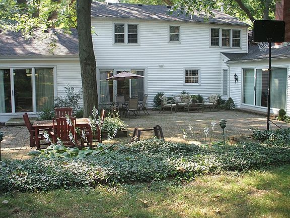 Brick patio area