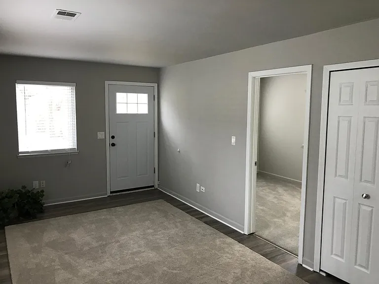 Living room and front bedroom