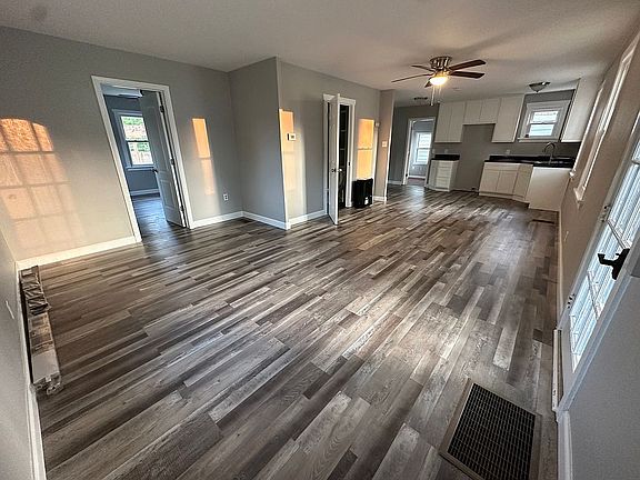 Main room and kitchen