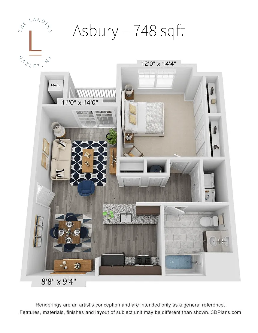 Floor plan Asbury