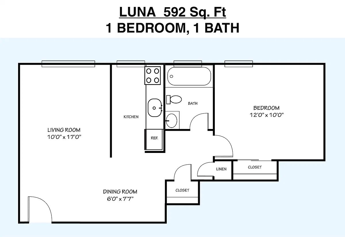 Floor plan Luna