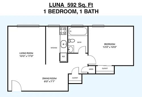 Floor plan Luna