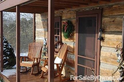 Back porch off of living room