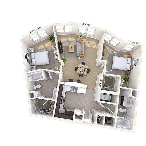 Floor plan Tudor