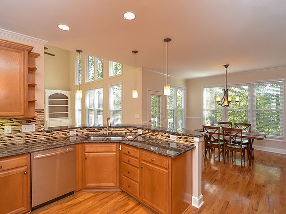 Kitchen view breakfast area